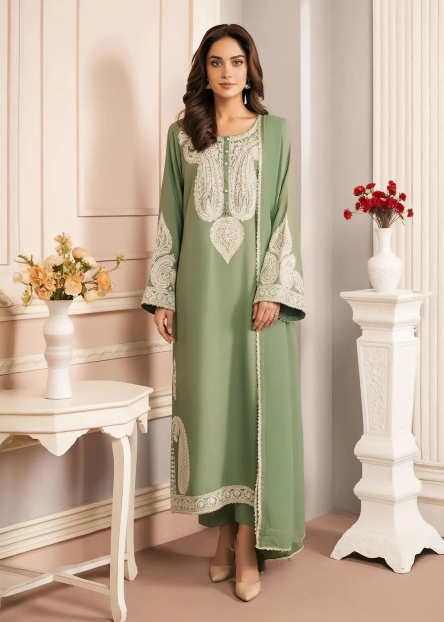 Aafreen Embroidered 3pc