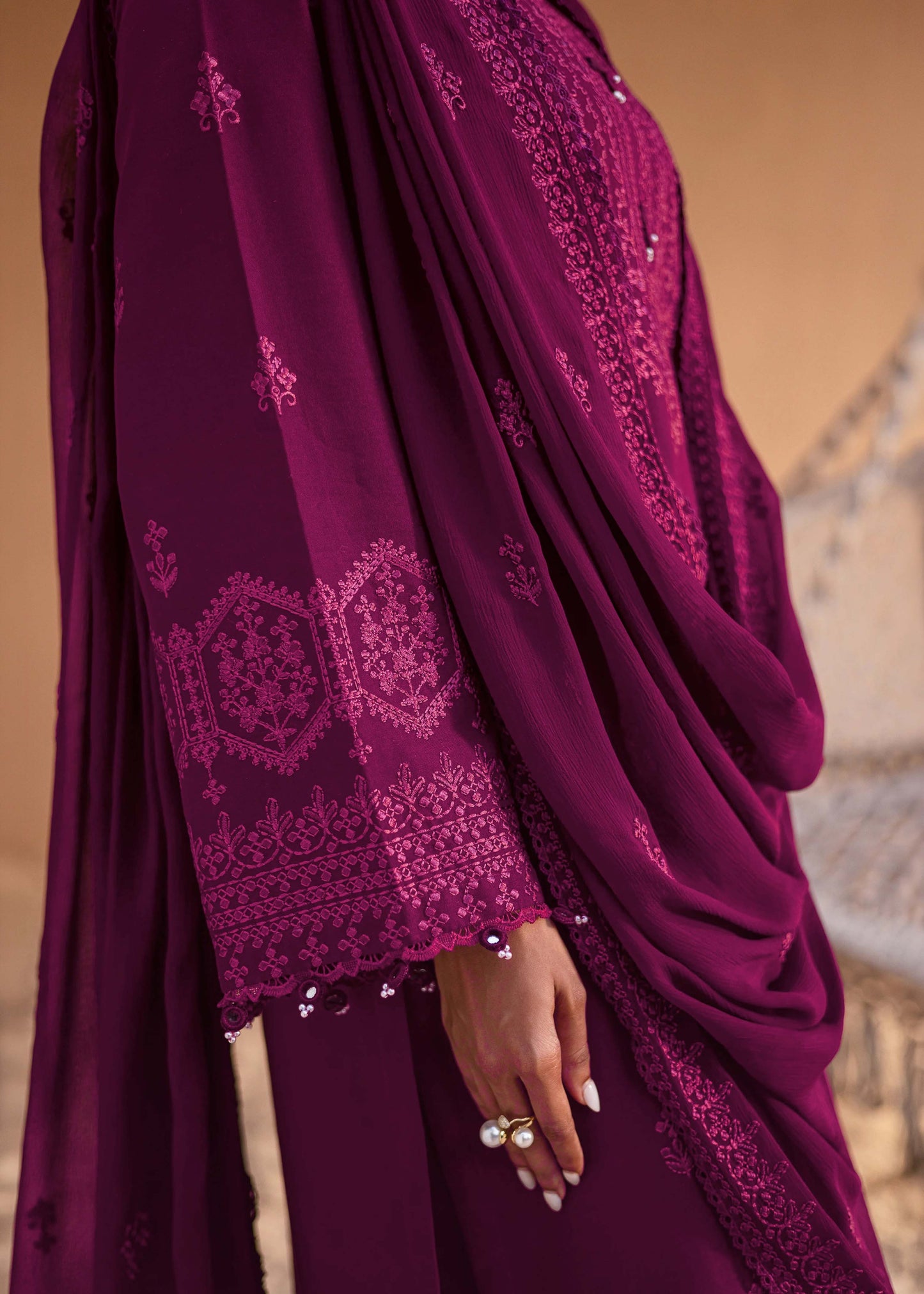 Ava Embroidered - 3pc