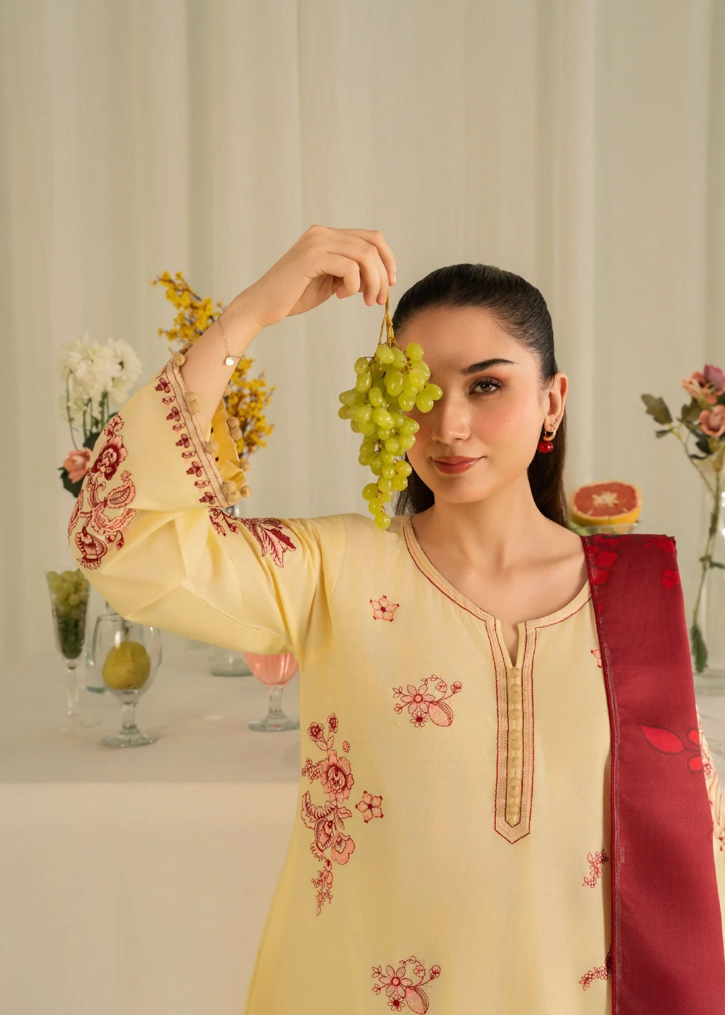 Zawiya Embroidered 3pc