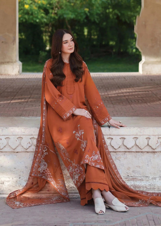 Begum Embroidered - 3pcs