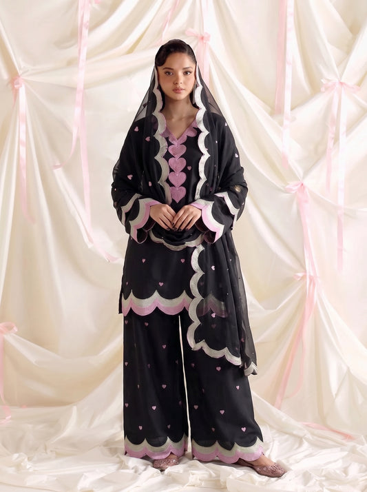 Sahiba Black - 3pc