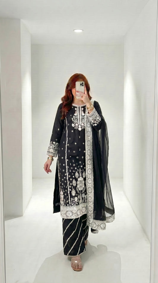 Dilbar Embroidered - 3pc