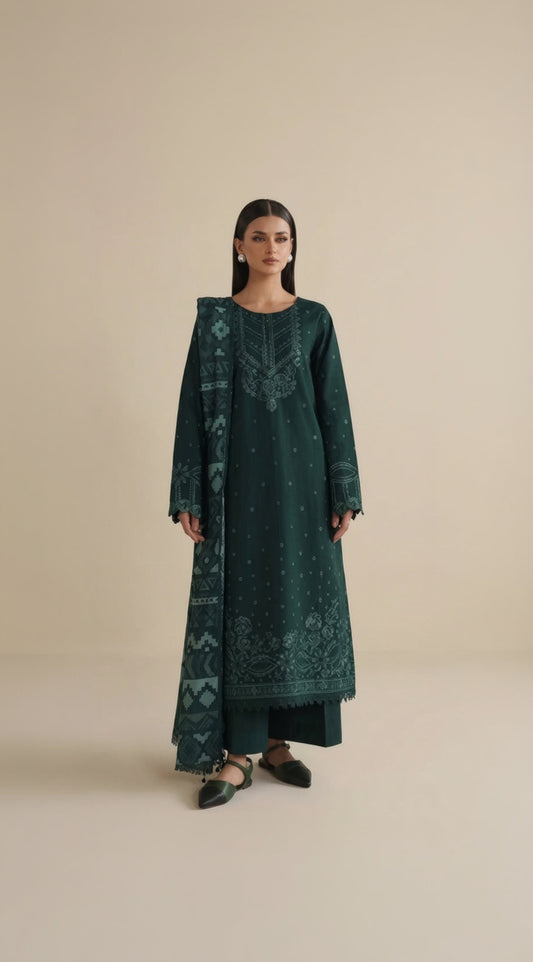 NAVYA - Embroidered 3pc