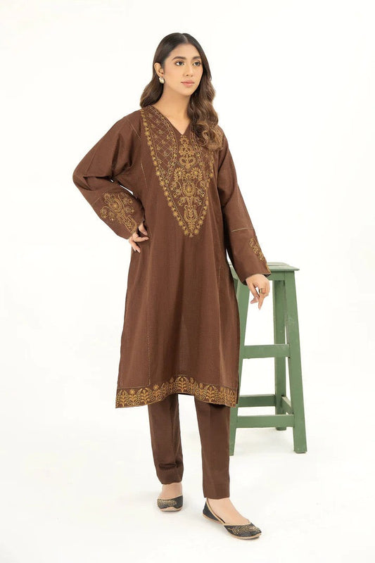 Linen embroidered 2pcs (zimal)